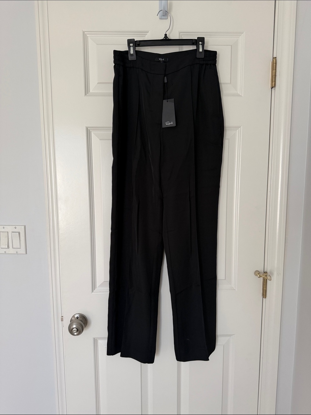 NWT. Rails Black Alta Pant Shiny Black